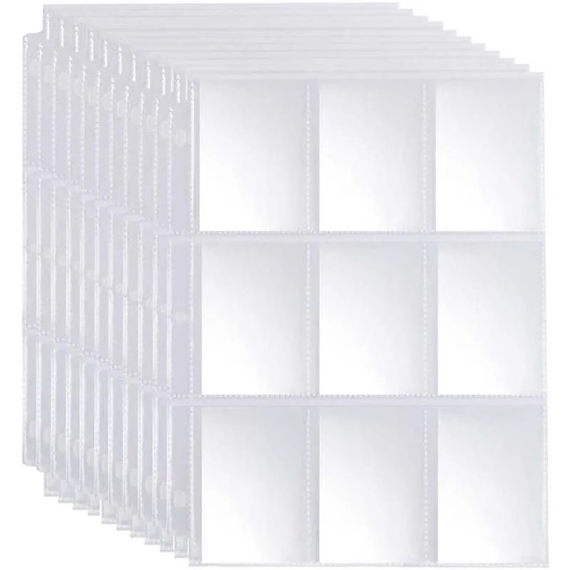 Card Penny Sleeve - 50pcs 9 กระเป๋า Trading GAMING การ์ดกระเป๋าสตางค์อัลบั้ม