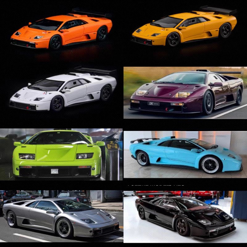 Die Cast Car 1 64 - ฟิวเล่เม 1:64 ดิอาโบล โมเดลรถเรซิ่นคุณภาพสูง ของสะสม ของขวัญ