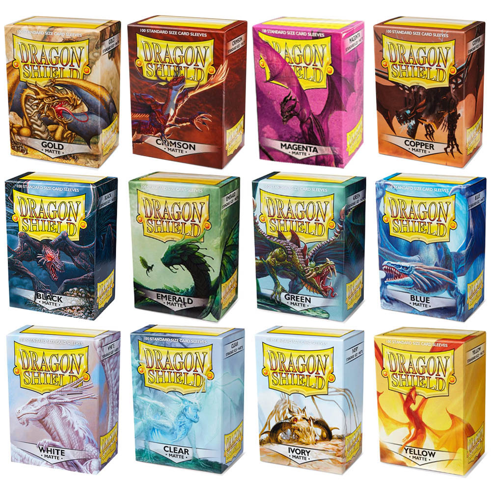 Pokemon Binder Card - 100 ชิ้น/กล่อง 66*91 ซม.Matte การ์ดแขน Dragon