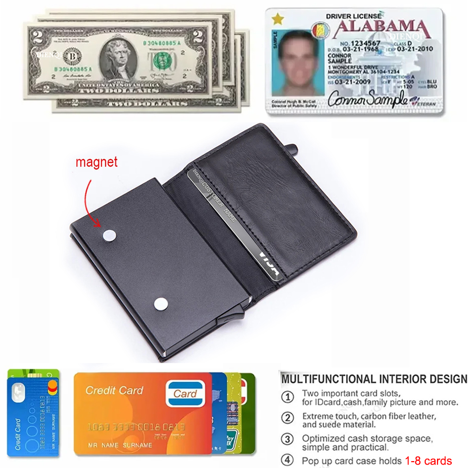 กระเป๋าใส่บัตร RFID ป้องกันการ - Card Top Loader บทวิจารณ์และราคา
