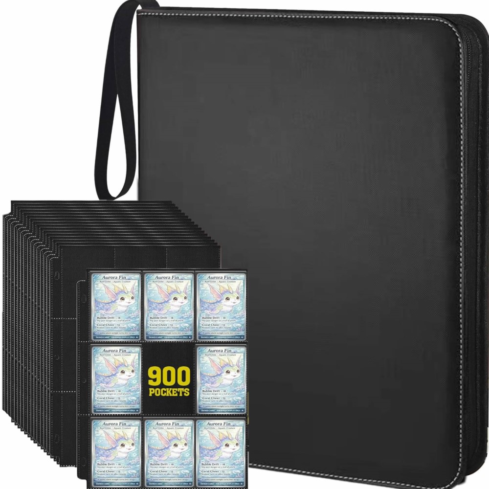 สมุดใส่การ์ด 900 ช่อง พร้อมแผ่ - Trading Card Binder บทวิจารณ์และราคา